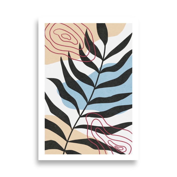 Floral Whirls Poster