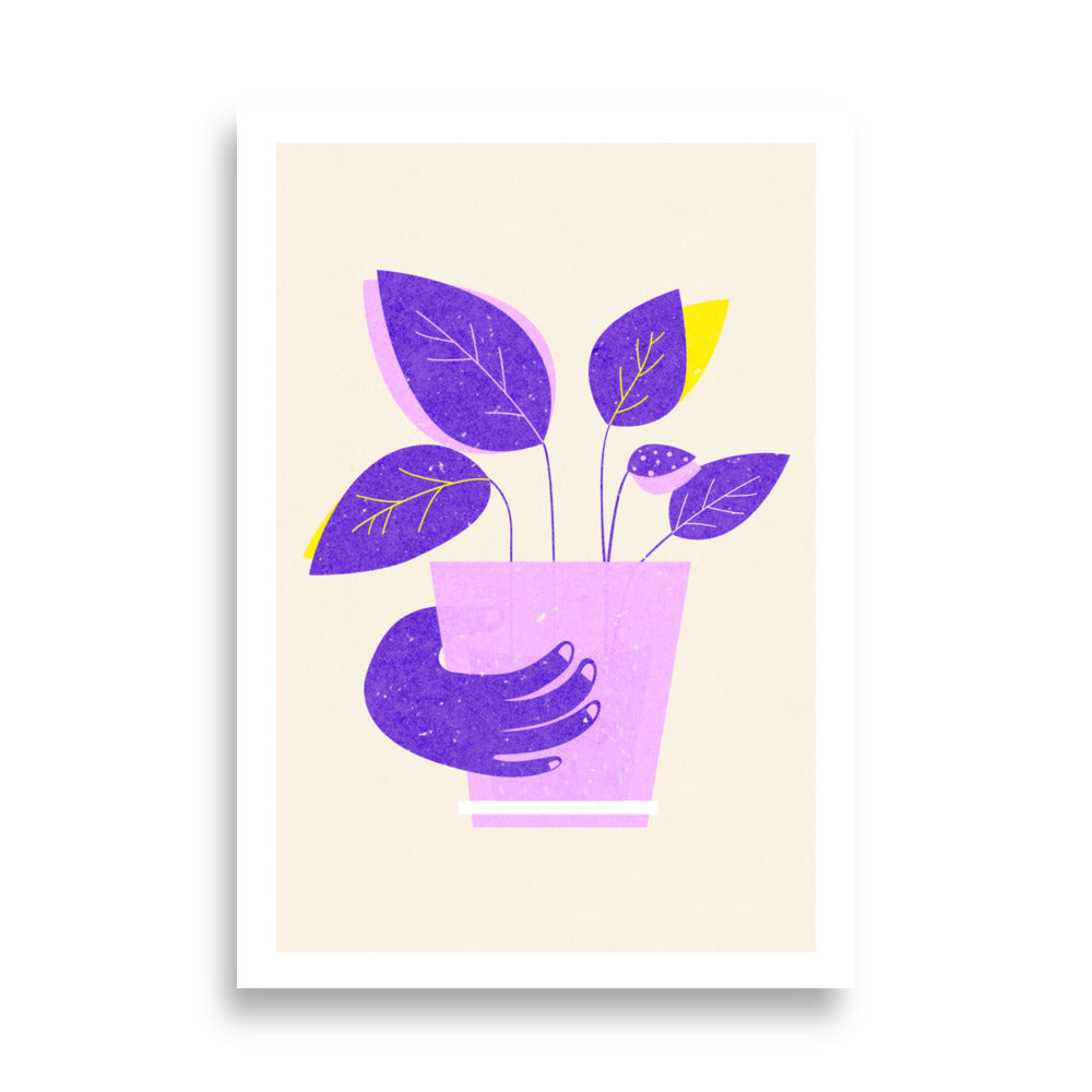 Elegant Leaf Poster