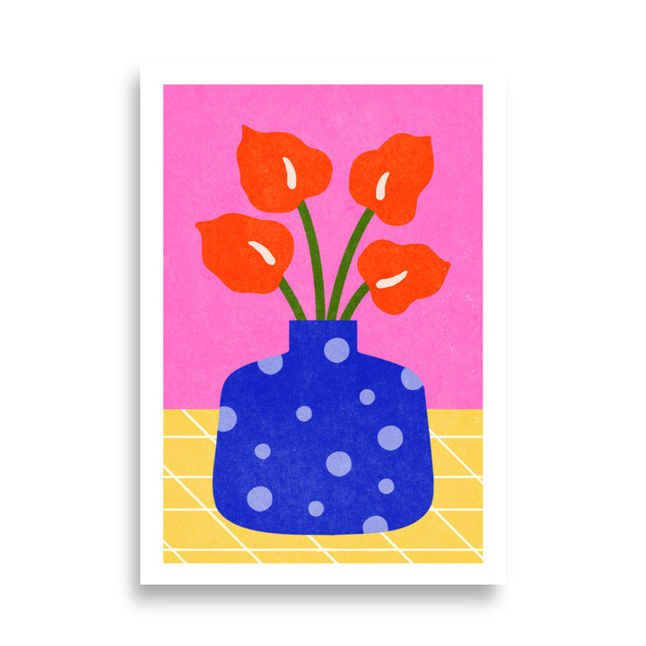 Vibrant Poppies Poster