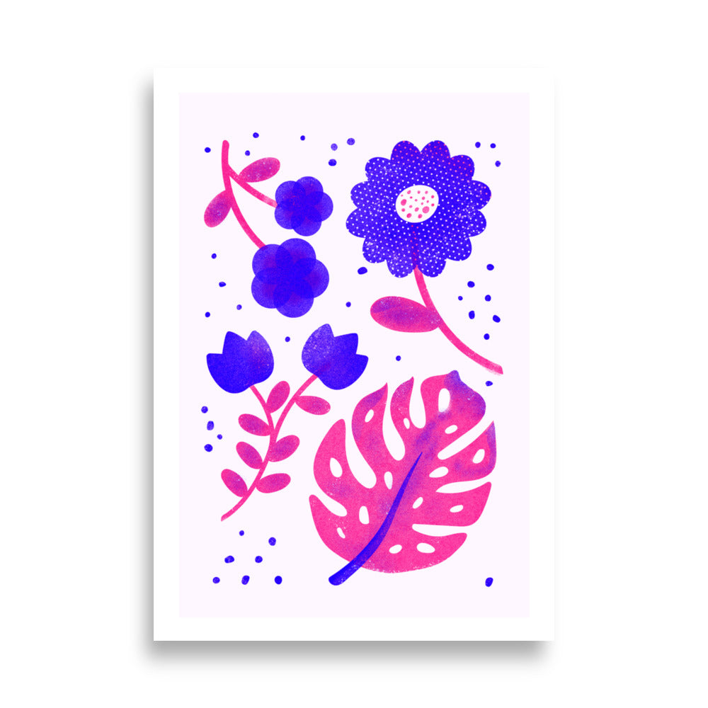 Vibrant Floral Bloom Poster