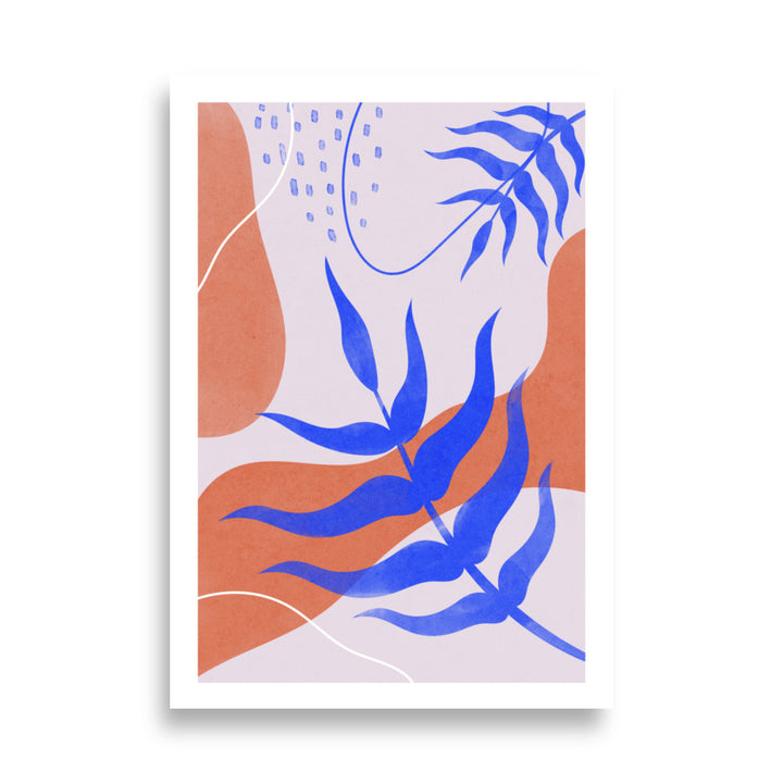 Ocean Plant Waves Poster