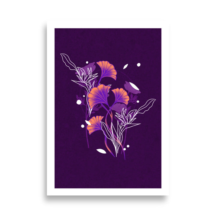 Midnight Flora Poster