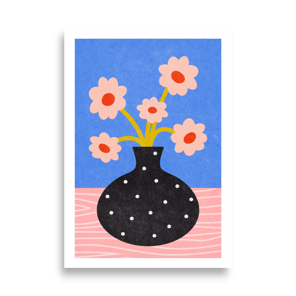 Elegant Daisies Poster