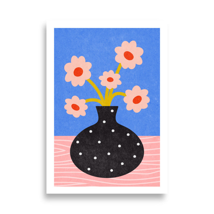 Elegant Daisies Poster