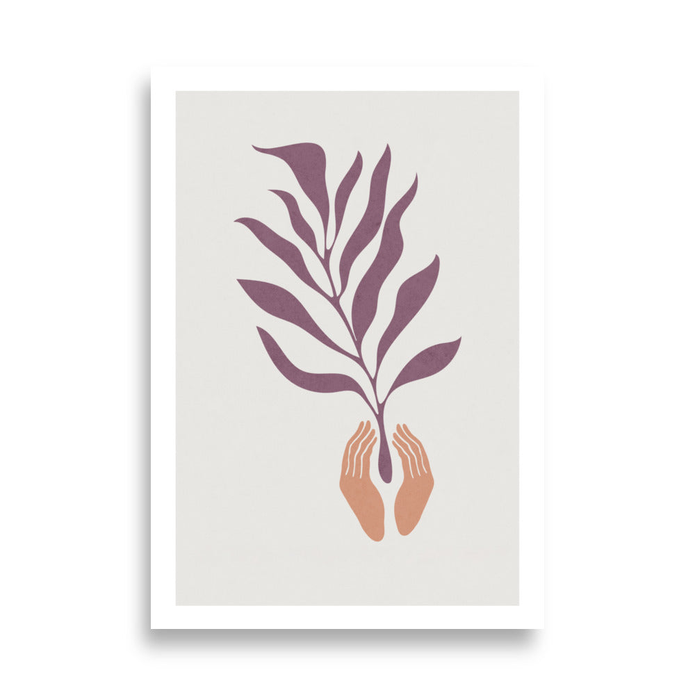 Elegant Leaf Poster