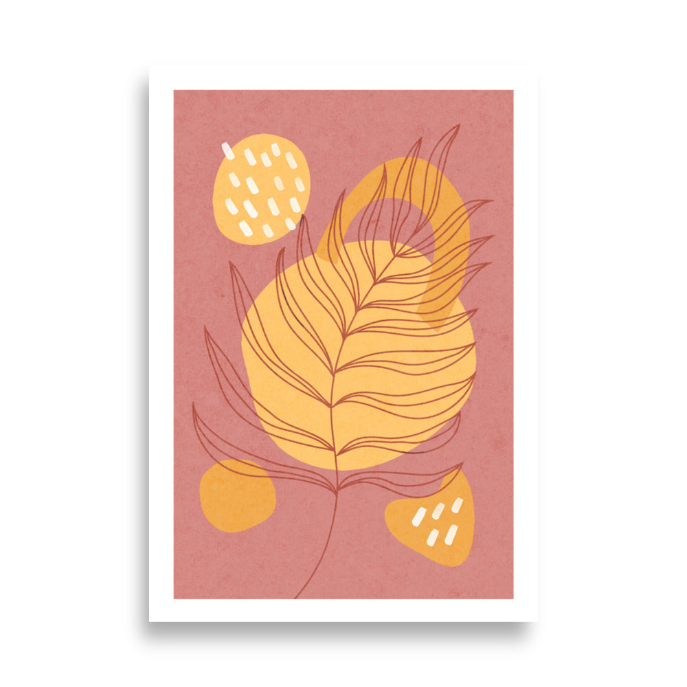 Golden Leaf Poster