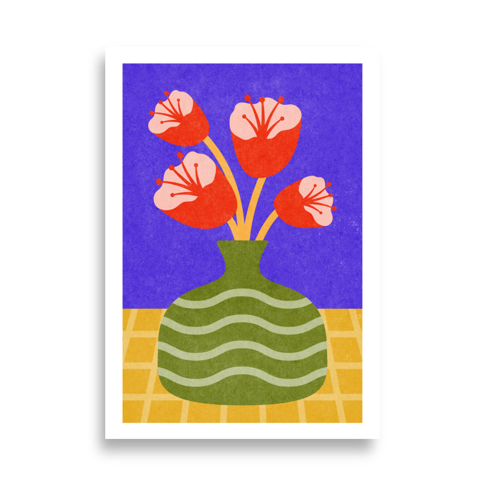 Blossom Vase Poster