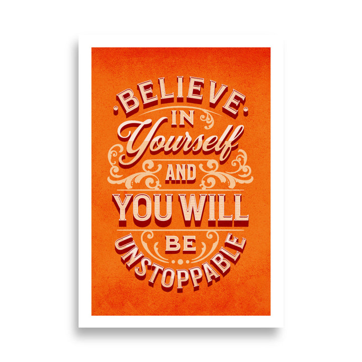 Unstoppable Belief Poster