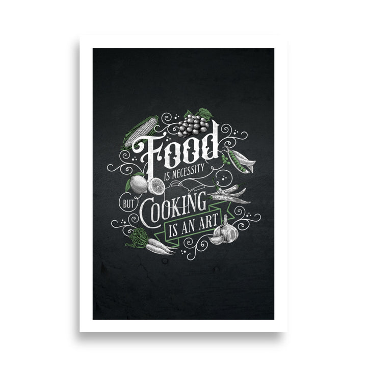 Artistic Food Poster