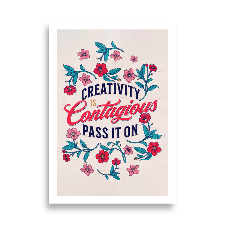 Blossoming Creativity Poster