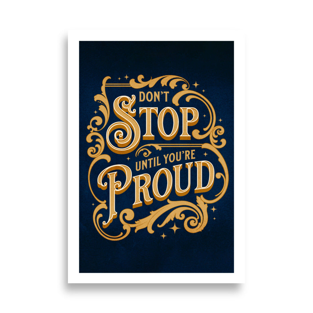 Pride and Perseverance Poster