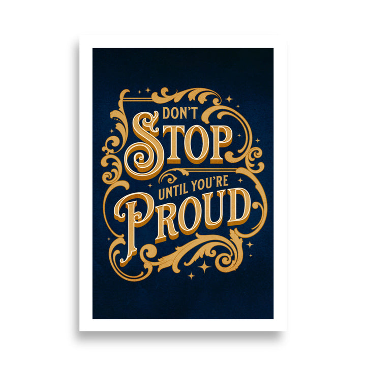 Pride and Perseverance Poster