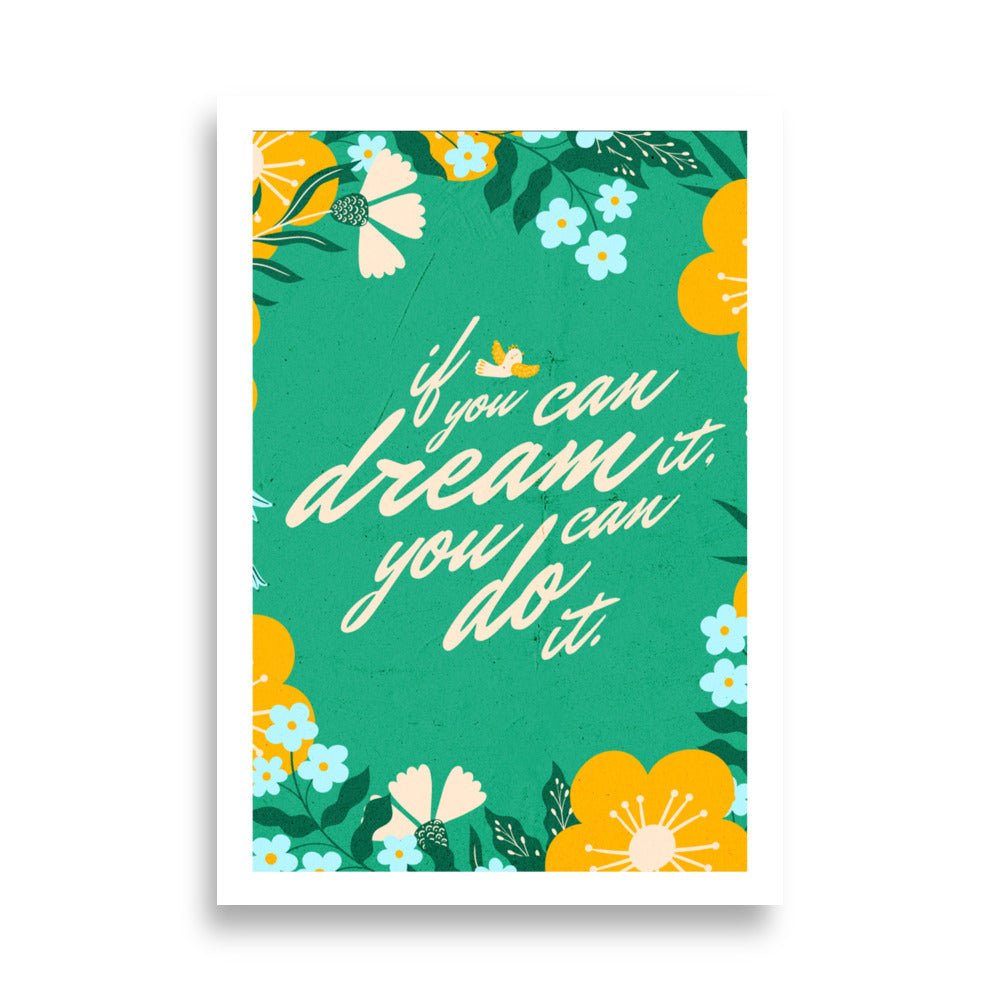 Floral Dreamer Poster