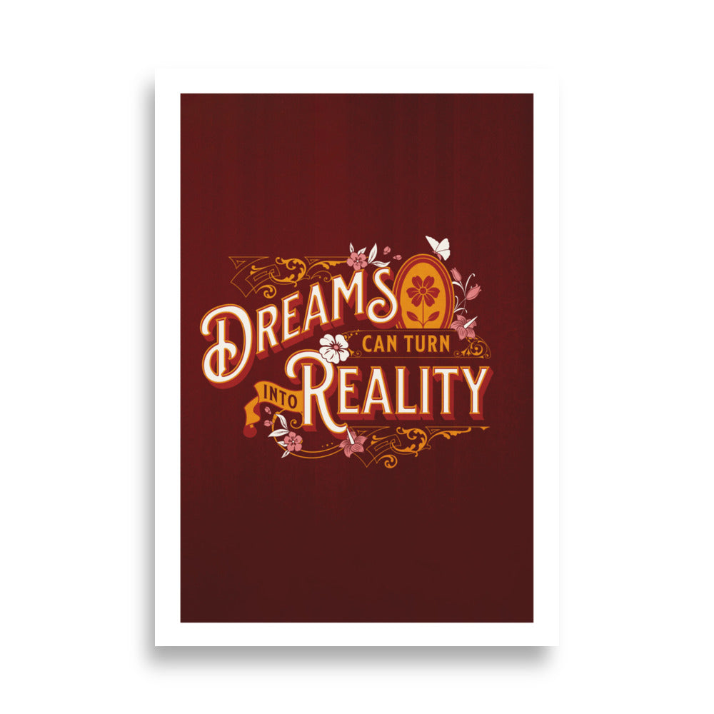 Dream to Reality Inspirational Poster