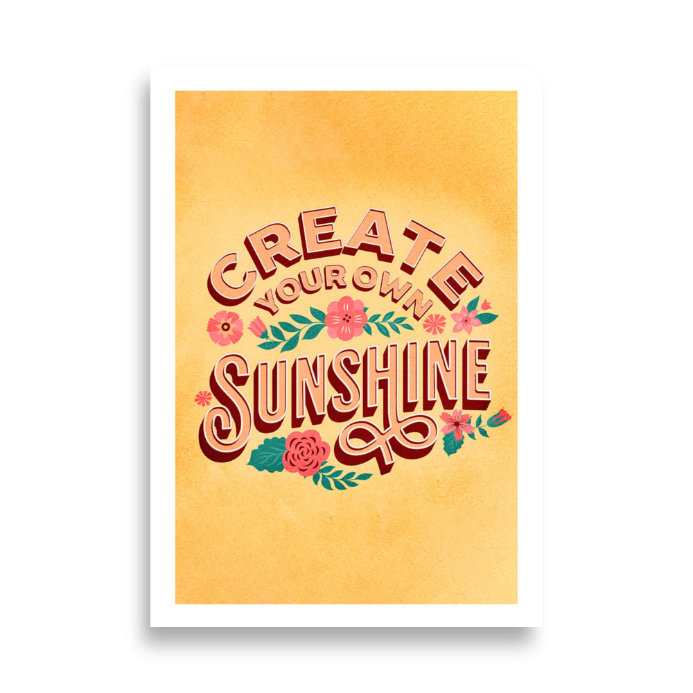 Radiant Positivity Motivation Poster