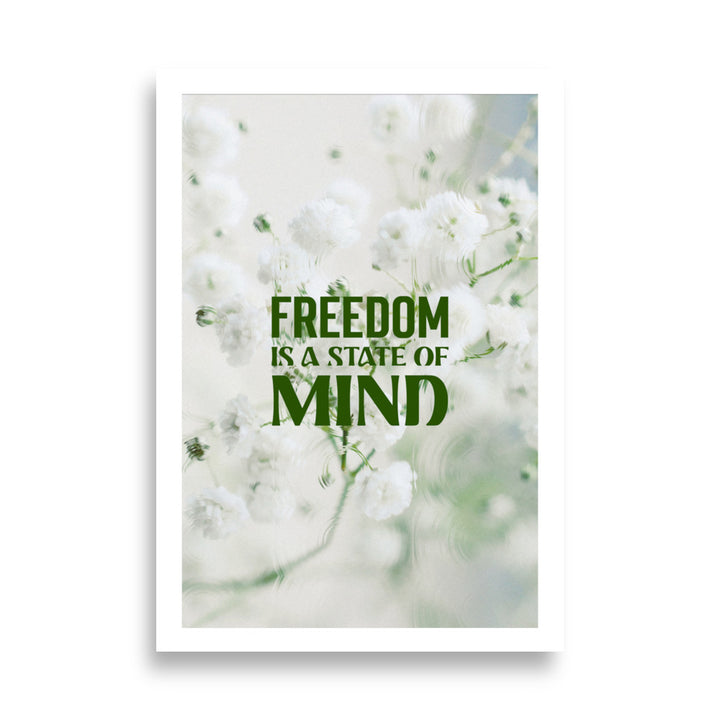 Freedom Mindset Poster