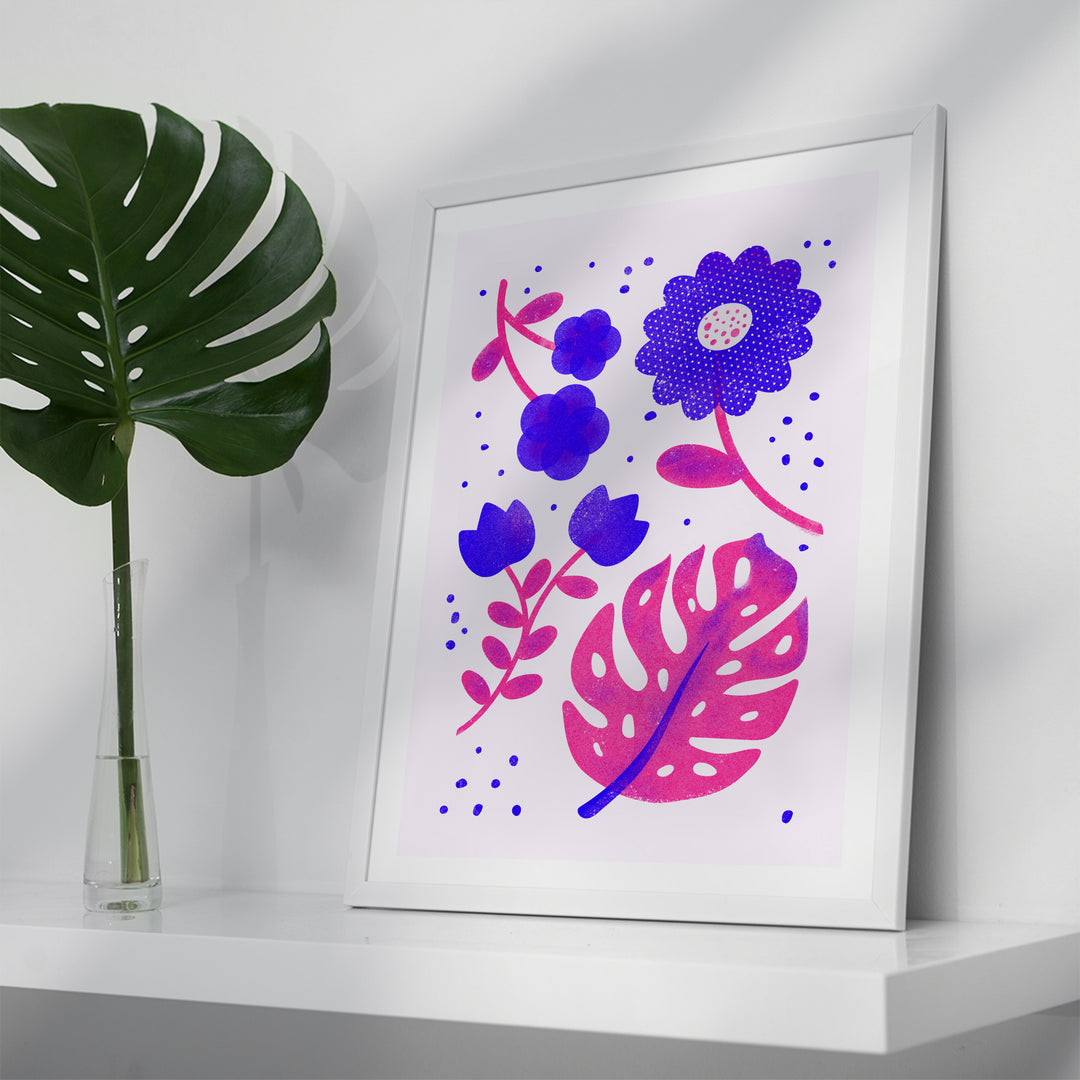 Vibrant Floral Bloom Poster