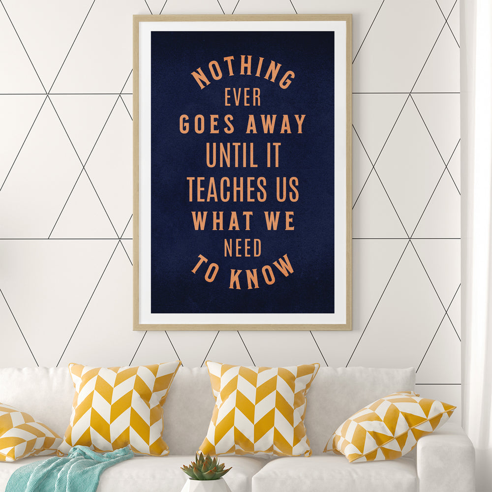 Lessons Linger Poster