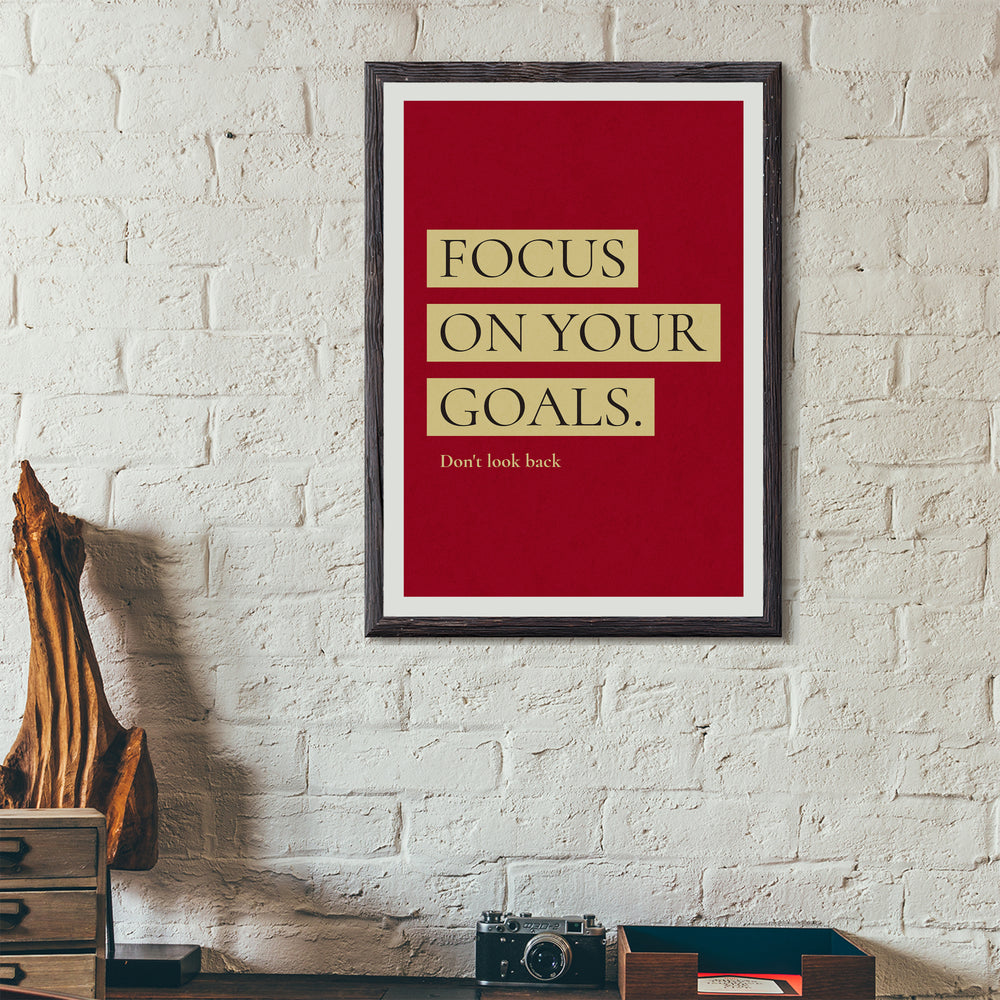 Goals Focus Poster