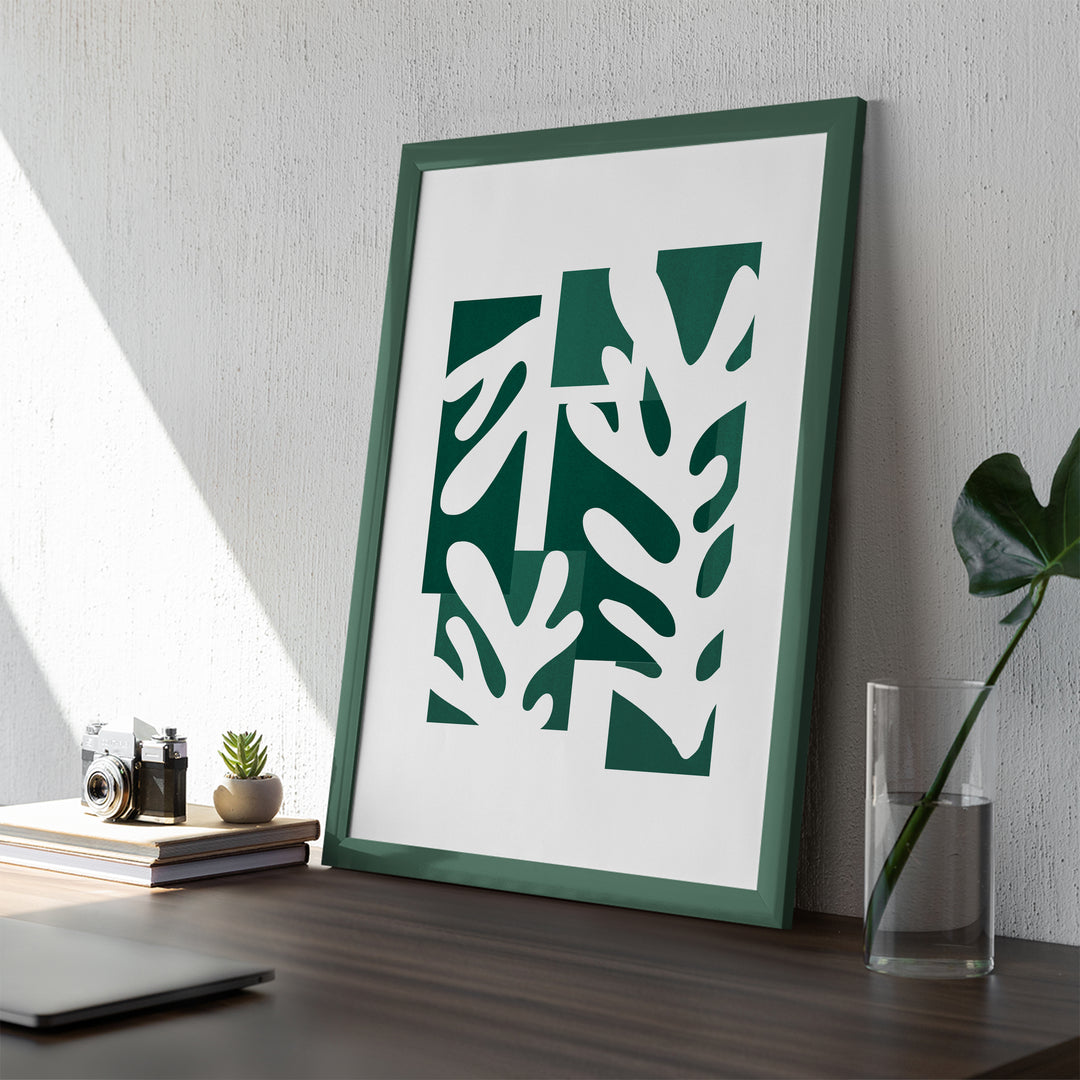 Contemporary Leaf Poster