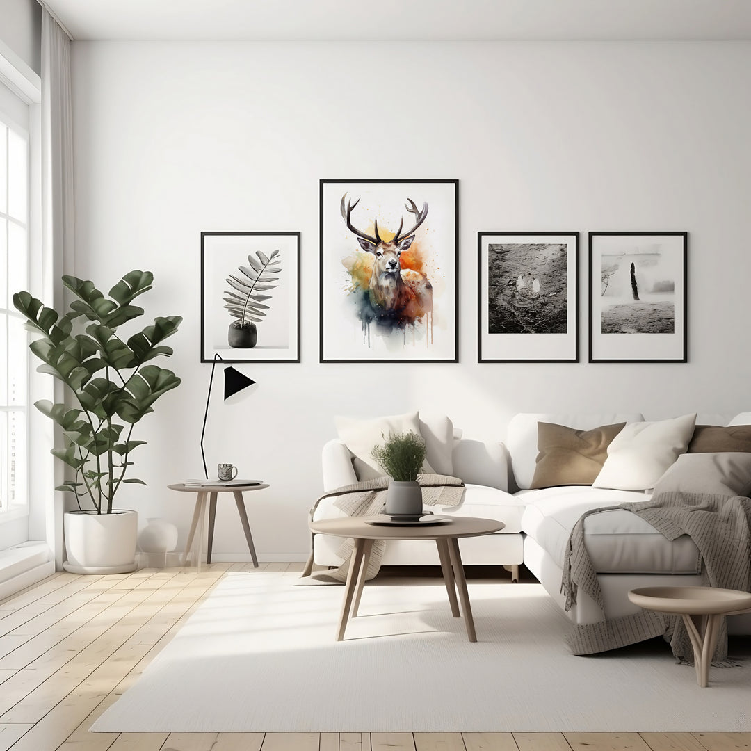 Vibrant Deer Poster Artistry