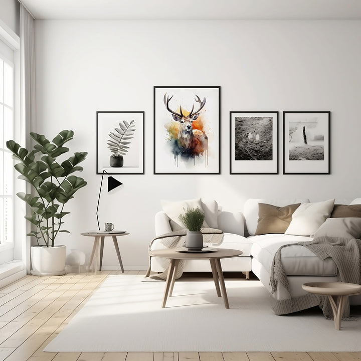 Vibrant Deer Poster Artistry