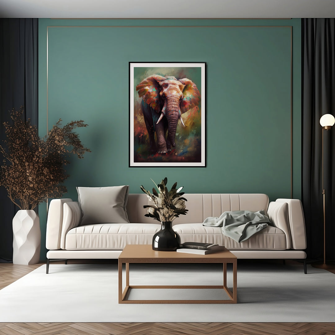 Enchanting Elephant Poster Art