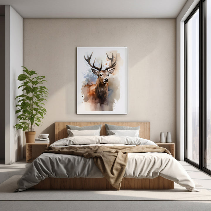 Majestic Deer Poster Portrait