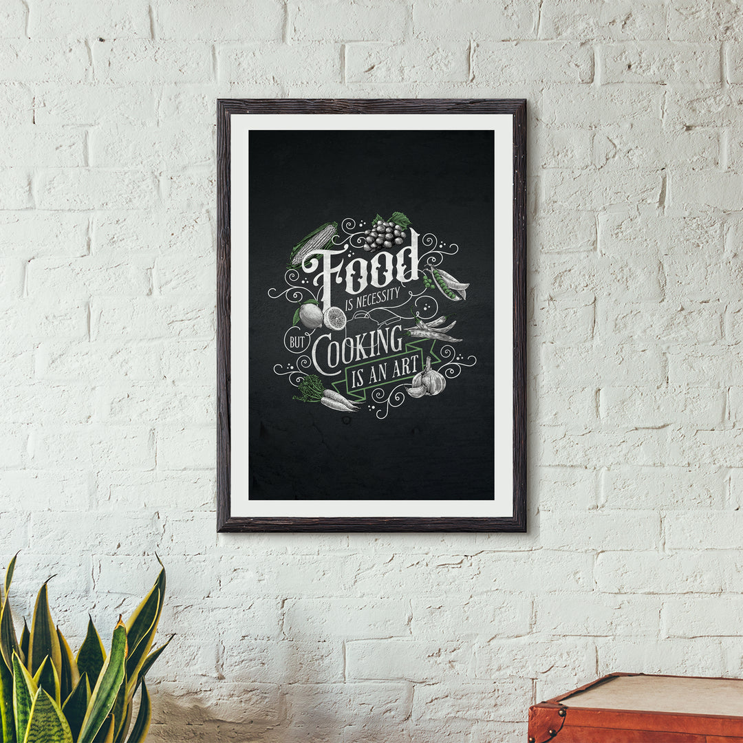 Artistic Food Poster