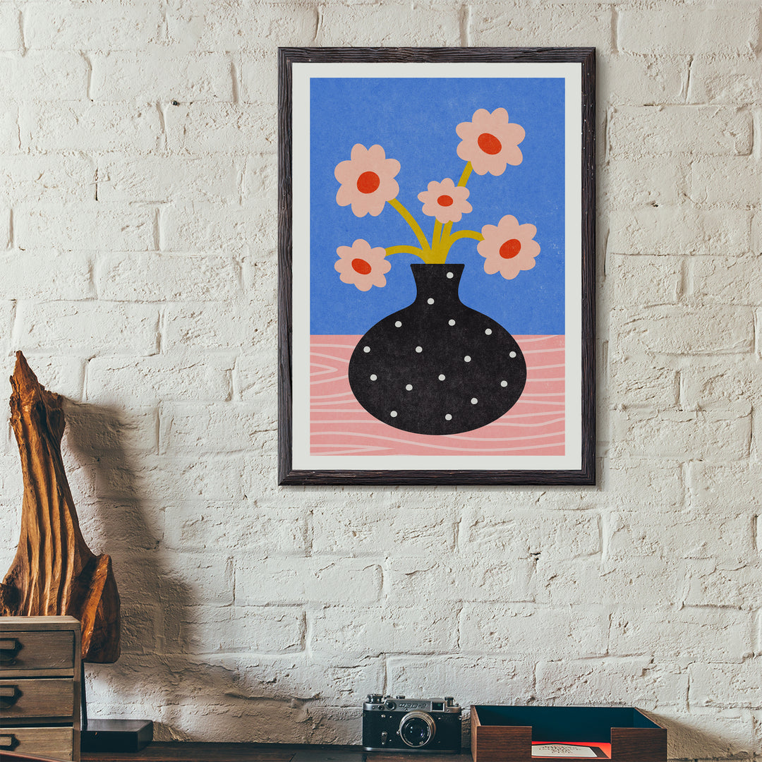 Elegant Daisies Poster