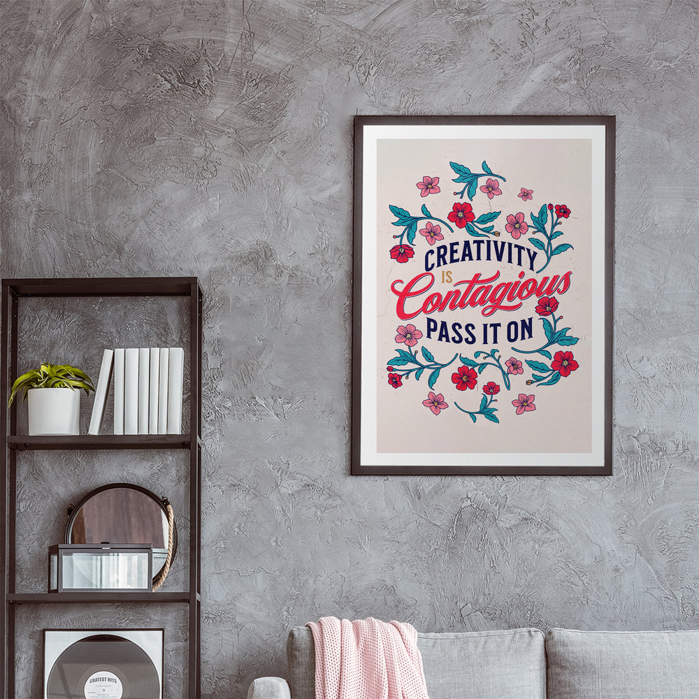 Blossoming Creativity Poster