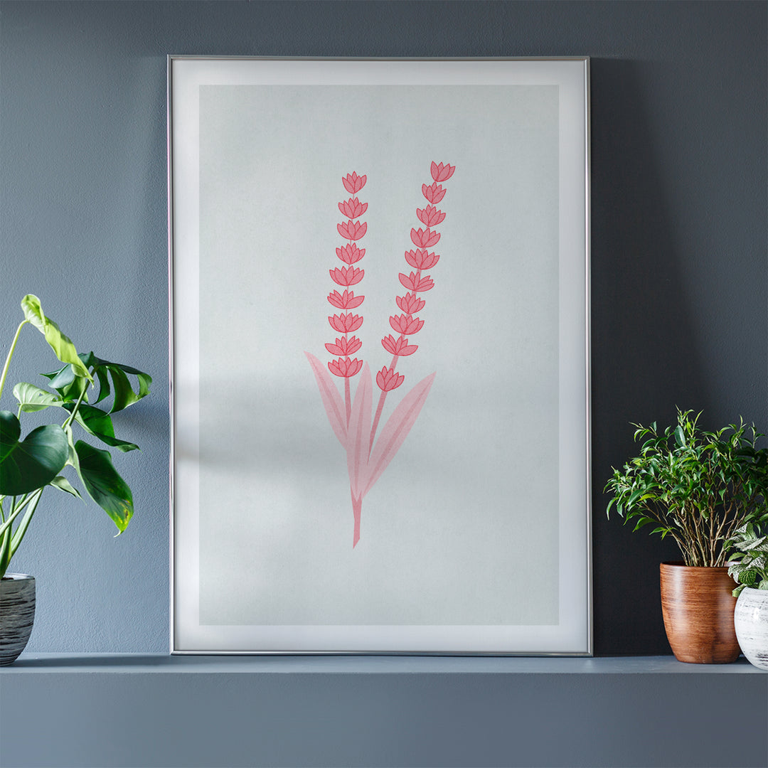 Pink Flora Poster