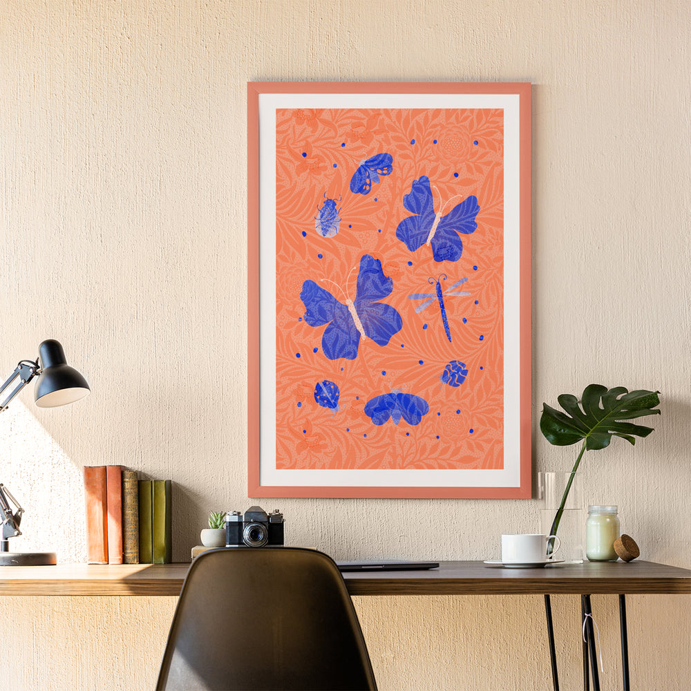 Mystical Butterflies Poster