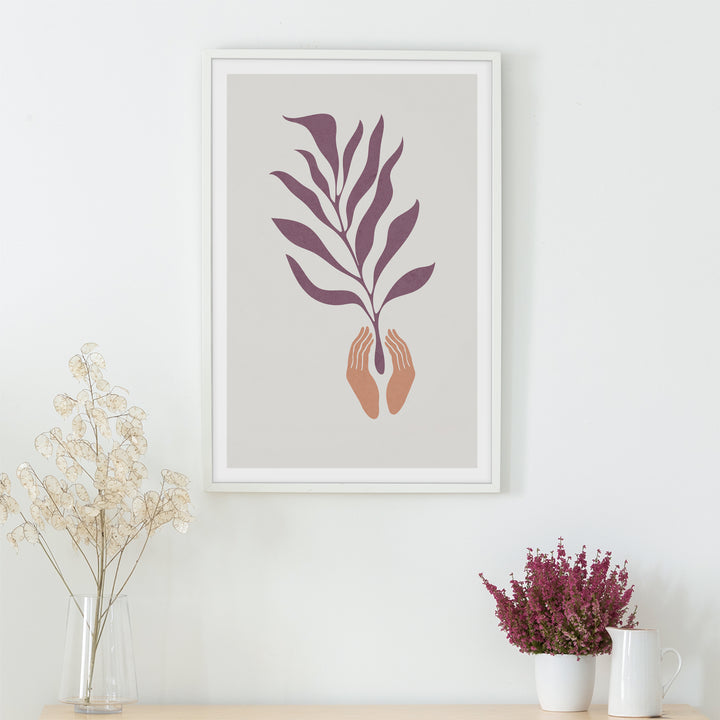 Elegant Leaf Poster