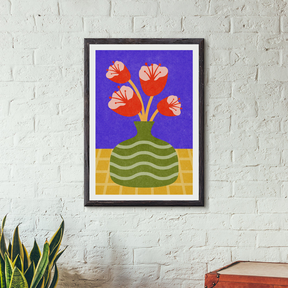 Blossom Vase Poster