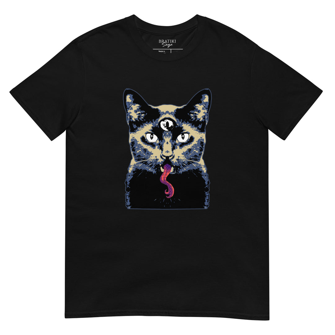 Mystic Feline Gaze T-Shirt