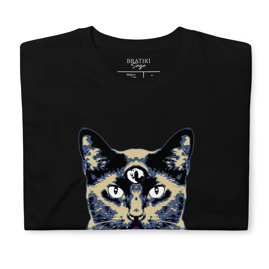 Mystic Feline Gaze T-Shirt