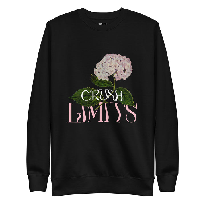 Hydrangea Motif Sweatshirt