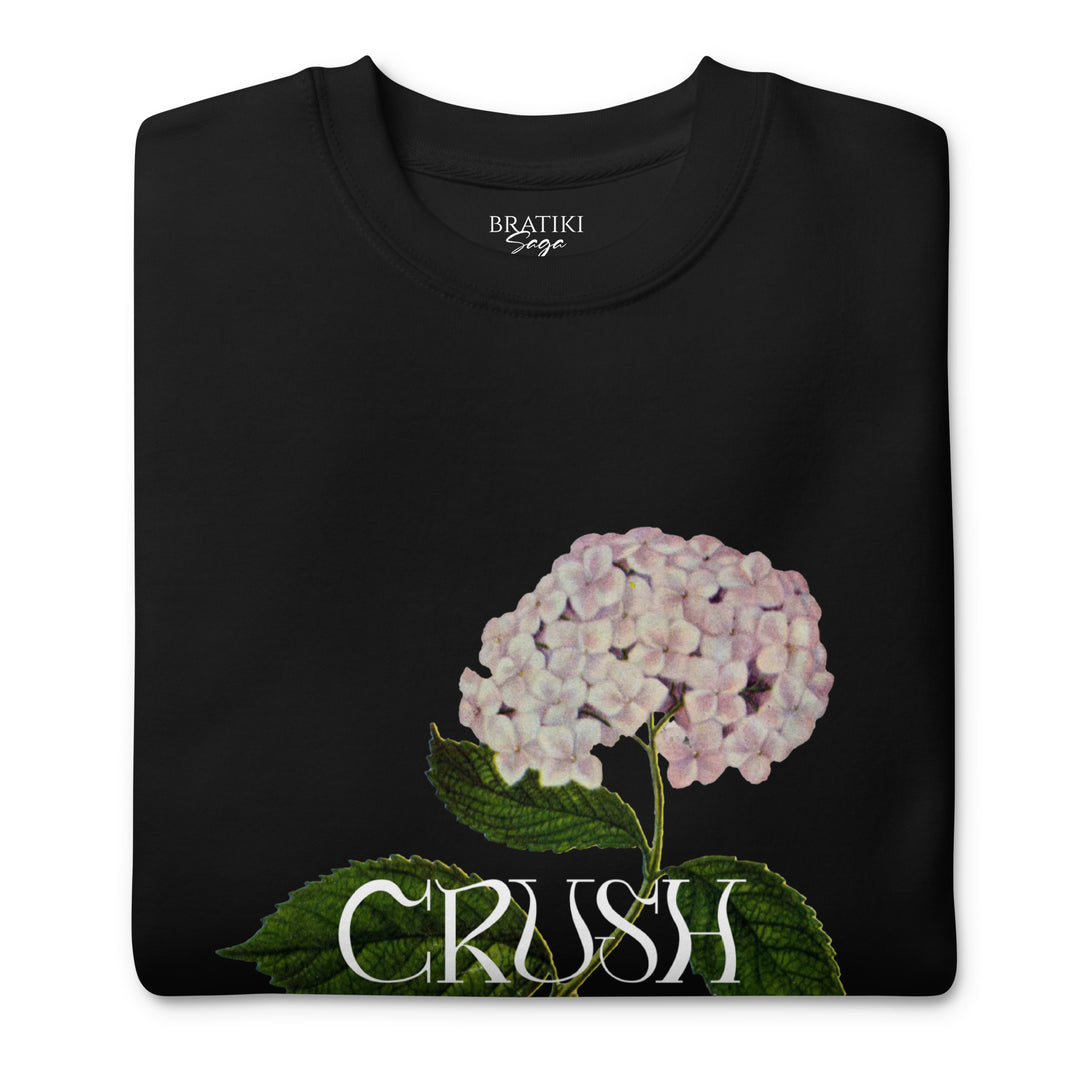 Hydrangea Motif Sweatshirt