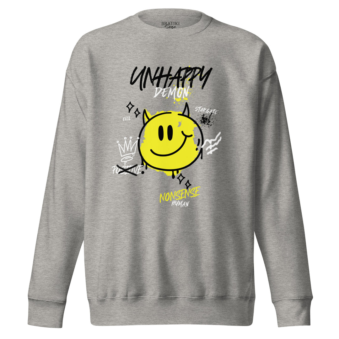 Contrast Smirk Sweatshirt