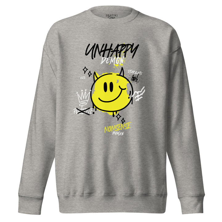 Contrast Smirk Sweatshirt