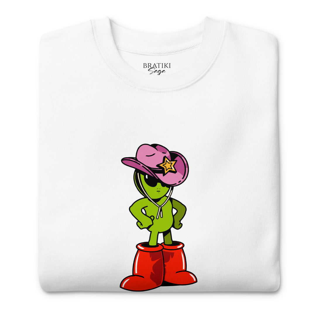 Stylish Cartoon Alien - Sweatshirt