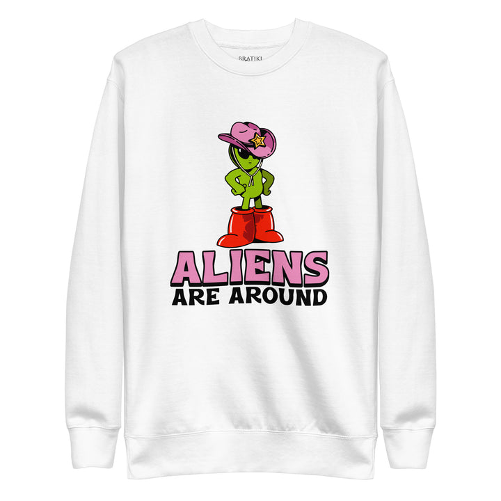 Stylish Cartoon Alien - Sweatshirt