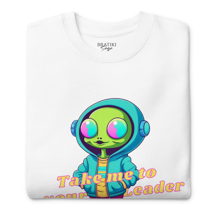 Leader-Greeting Alien Sweatshirt