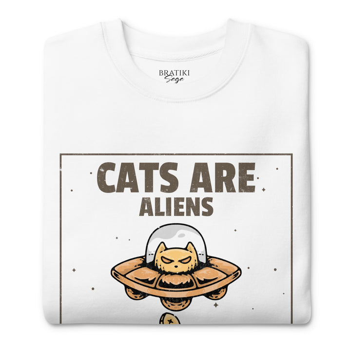 Feline Spy Alien Sweatshirt