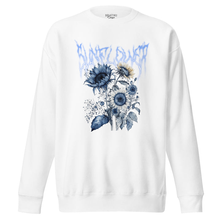 Blue Flame Florals Sweatshirt