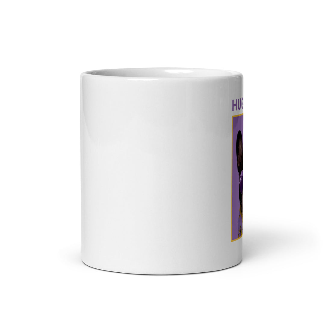 White glossy mug