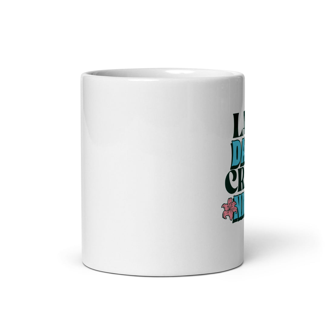 White glossy mug