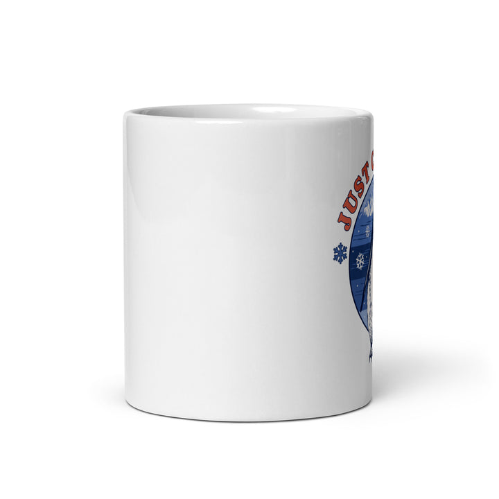 White glossy mug