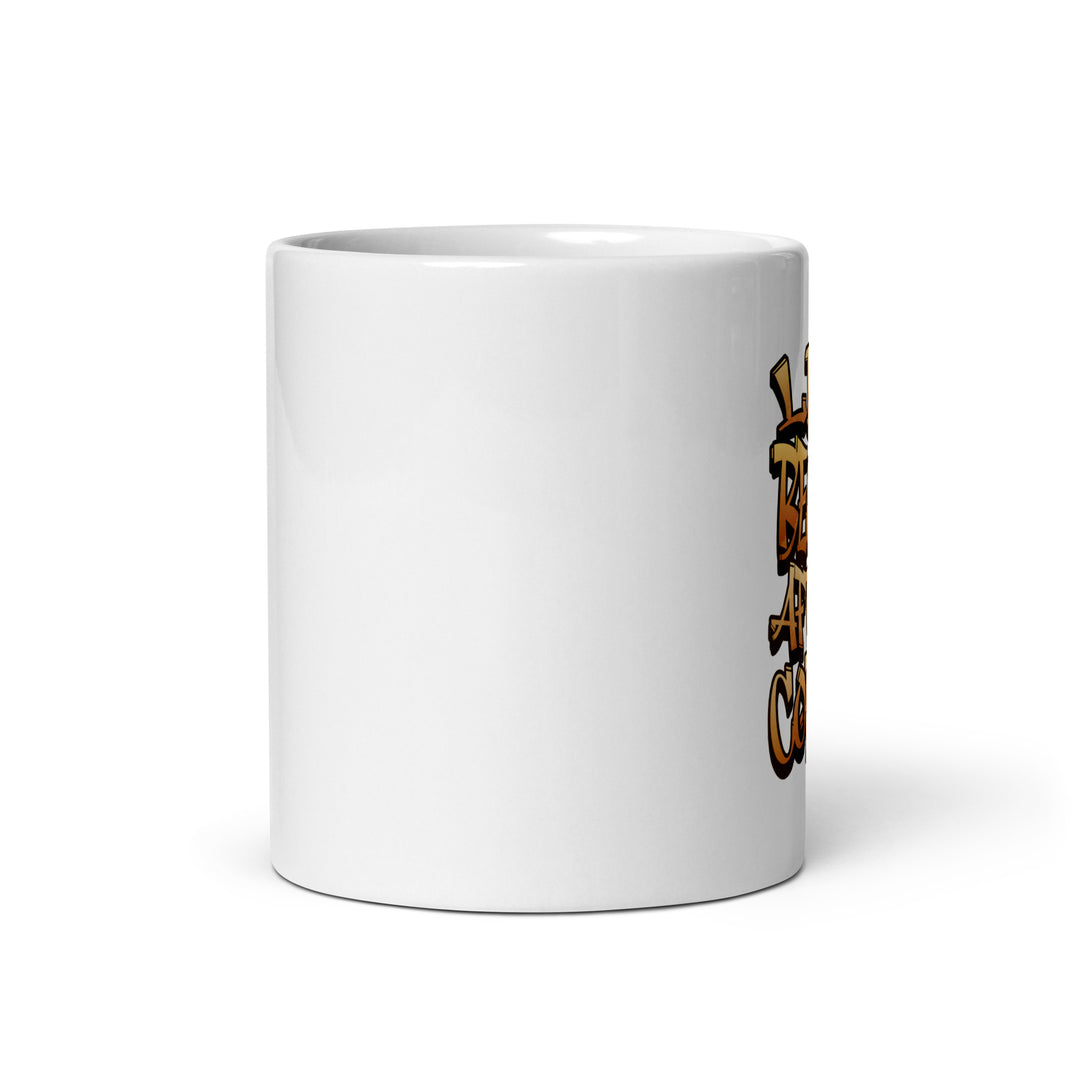 White glossy mug